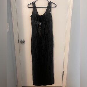 Vintage Lew Magram Black Sequin Dress